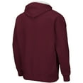 thumbnail image 3 of Men's Colosseum Maroon Mississippi State Bulldogs Arch & Logo 3.0 Full-Zip Hoodie, 3 of 3