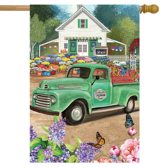 Briarwood Lane Flower Farm Spring House Flag