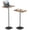 Black, variant on Portable Laptop Floor Stand, Bedside/Sofa Table with Height Adjustable 18''~48'', Sleek Wooden Lectern Standing Desk Mobile Podium for Home, Office, School