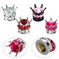 HONGDI Crown Style Car Tire Air Valve Cover Dust Covers Auto Wheel