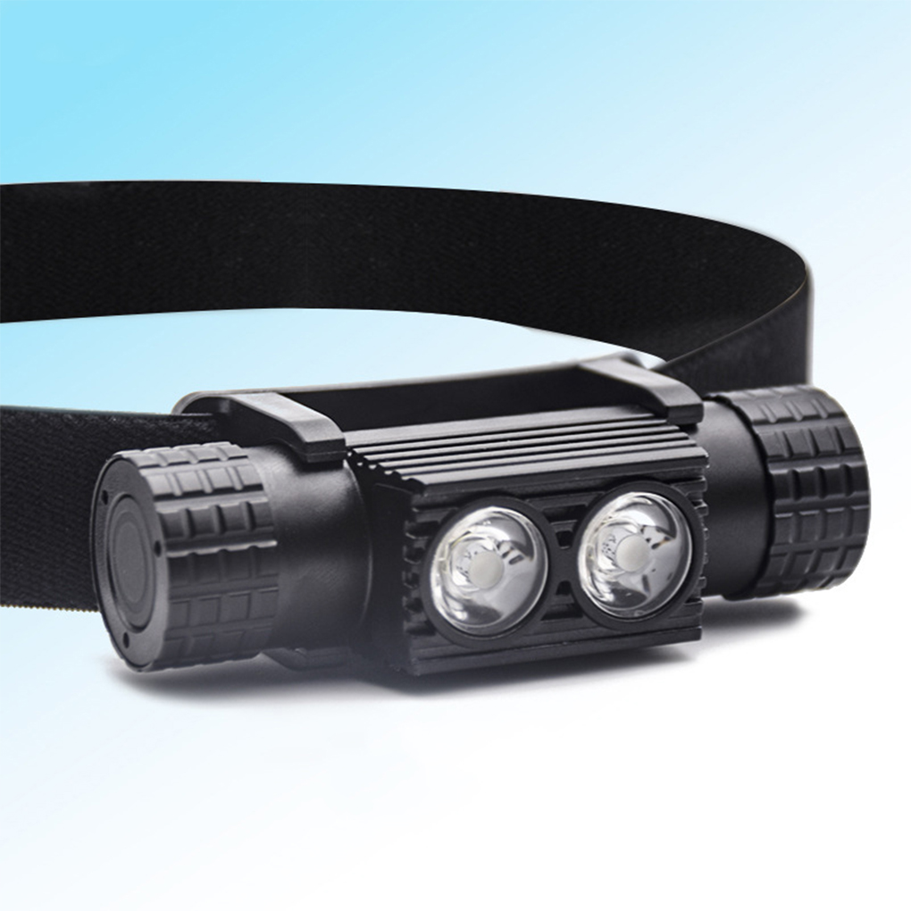 Robot-GxG Headlight LED Adjustable Headlamp Hunting Head Flashlight Motion  Sensor Wearable Detachable Hands-free Light Searchlight H02A-GCT6 Box 