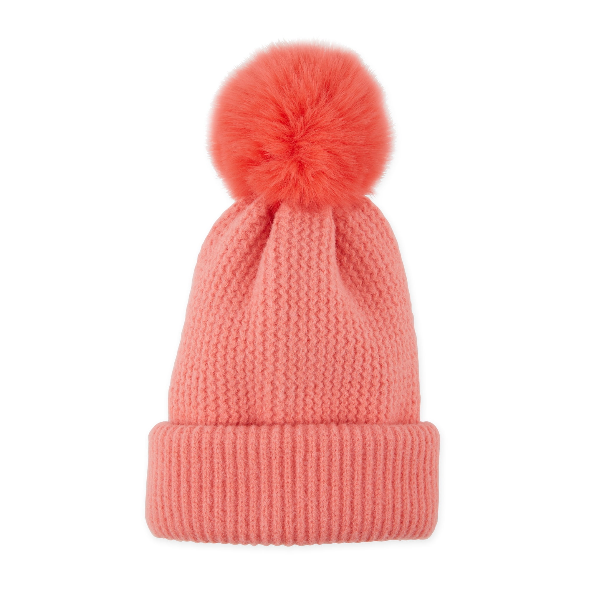 Hadley Wren Plush Knit Pom Pom Beanie 