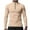 Beige, variant on Crewneck Sweatshirt Mens Oversized Fit Clearance Sweatshirts Summer Solid Color Zipper Long Sleeve Tops