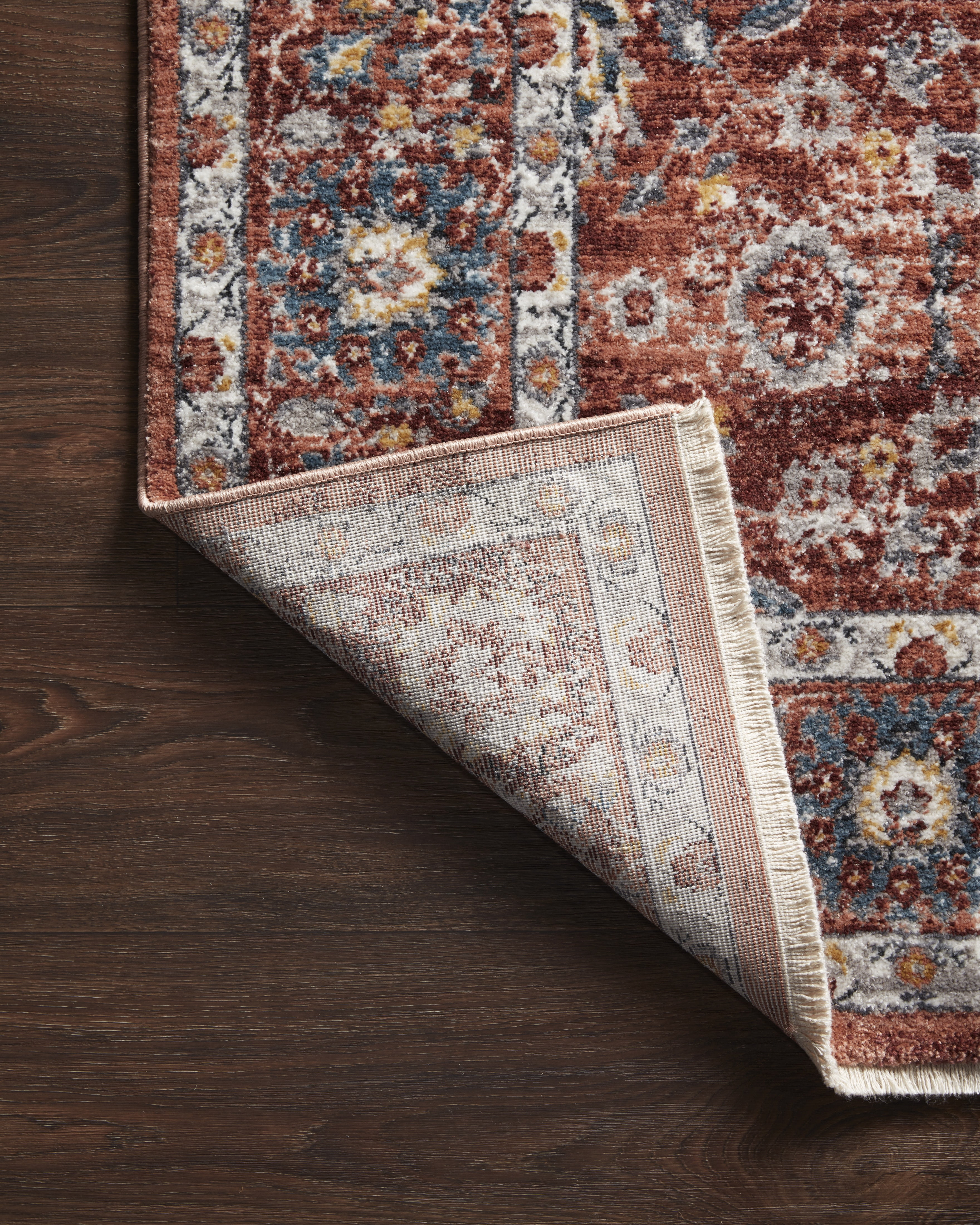 Loloi II Samra SAM-07 Brick / Multi Oriental Area Rug 7'-10" x 10'