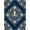 Navy Blue, Pattern 8, variant on ODIKA 8'x10' Washable Area Rug Non-Slip Chair-Friendly Mat Maritime Octopus Tentacle Curling Wave Nautical Border Motif for Dining Room, Large Office, Lounge