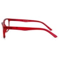 thumbnail image 3 of In Style Eyes Seymore Classic Retro Bifocal Reading Glasses Clear Red 3.50, 3 of 8