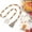 B, variant on Clearance Under $4.46! 1PC Rustic Wood Bead Garland, Thanksgiving Fall Decor with Pumpkin & Maple Leaf Tassel, Wood, (39in, A)