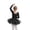 Black, variant on LYMAYTER Girls 4-Layer Tiered Tutu Leotard Ballet Dress Kids Long Sleeve Ballerina Costume‌