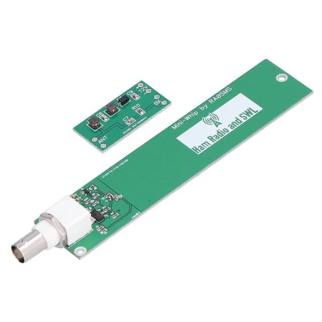 2 Uds Módulo de Antena Activa 10kHz-30MHz Amplio Rango de Frecuencia Mini Placa de Látigo Antena Activa Portátil Módulo PCB Kit de Conjunto de Componentes Eléctricos ANGGREK Otros