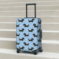 thumbnail image 4 of Cauagu Dachshund Dog Print Travel Luggage Cover,Travel Dust-proof Suitcase Cover Softside Suitcase Protector for 18-32inch,Not Included Suitcase, 4 of 8