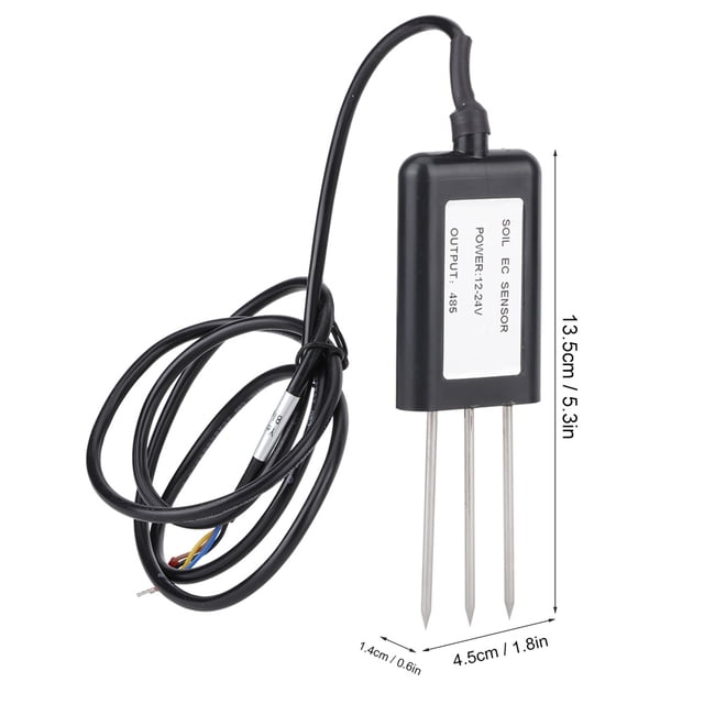 Sensor EC Del Suelo, Mediciónica de Velocidad RÁPIDA, Sensor de suelo, Resistencia Al ÓXido EC Garden SueLo para Profesionales
