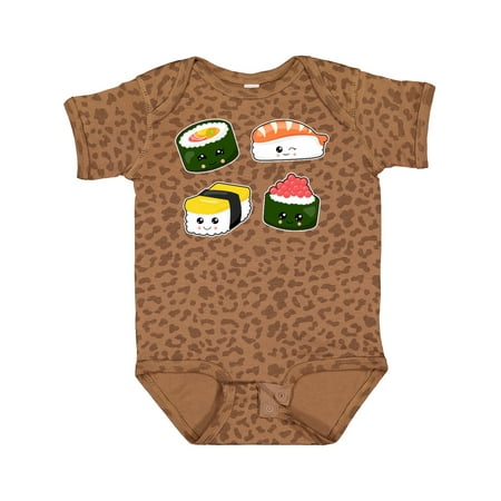 

Inktastic Sushi with Faces Gift Baby Boy or Baby Girl Bodysuit