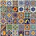 thumbnail image 2 of COLOR Y TRADICIÓN Mexican Tiles 4x4 Handpainted Hundred Pieces Assorted Designs, 2 of 3