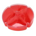 thumbnail image 1 of Plateau de Service en Plastique, Plateau de Service pour Collations Rond Plateau de Section Rond Fonctionnalité Intelligente, 1 of 8