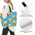 thumbnail image 3 of Disketp Flowers Avocado Bolsa Tote Estampada para Mujer, Bolso de Hombro y de Mano para Compras y Viajes, 3 of 8