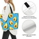 thumbnail image 3 of Disketp Flowers Avocado Bolsa Tote Estampada para Mujer, Bolso de Hombro y de Mano para Compras y Viajes, 3 of 8