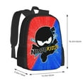 thumbnail image 3 of Ninja Kidz Backpacks Lightweight Bookbags Casual Daypack For Travel Work Hiking, 3 of 8