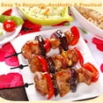 thumbnail image 4 of Uxcell 100-Pack Palillos de Cóctel, Palillos de Bambú Elegantes de 5 Pulgadas para Barbacoa [Negro, Perla], 4 of 6