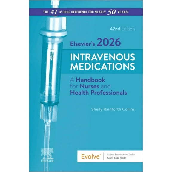 Elsevier's 2026 Intravenous Medications, (Spiral-Bound)