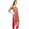 thumbnail image 6 of Bimba 3/4 Sleeve Designer Ladies Tunic Double Layer Chic Printed Ethinc Kurta Indian Kurti, 6 of 9