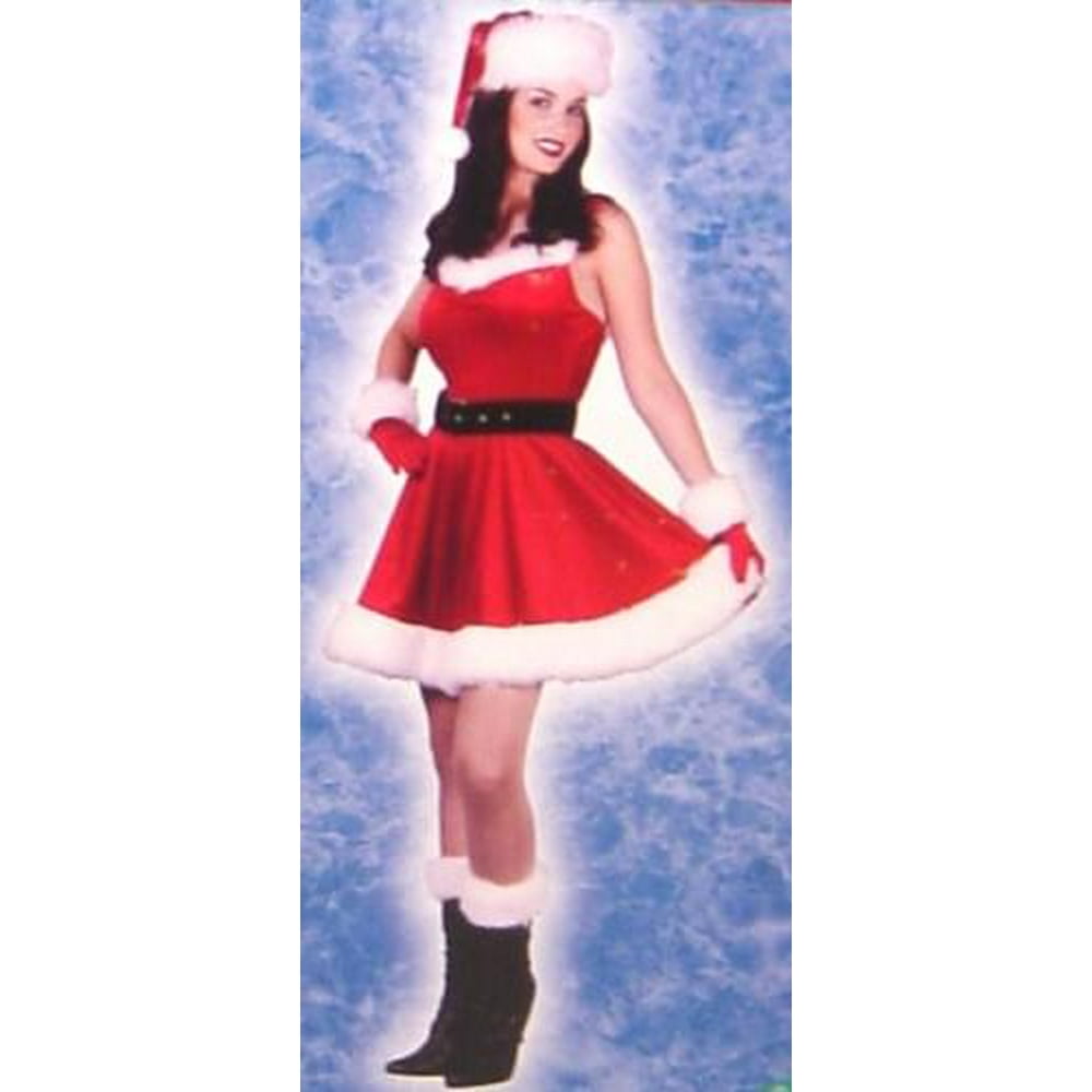 Mrs Santa Baby Costume Dress With Accessory - Walmart.com - Walmart.com