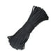 thumbnail image 1 of 1 unid Nylon Survival Paracord Seven Cores Umbrella Rope Military Parachute Cord (Black), 1 of 7