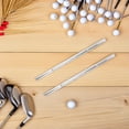 thumbnail image 4 of OUNONA 2Pcs Golf Club Lengthening Rod Iron Silver For Golf Clubs Precise Shots Enhancement, 4 of 8