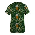 thumbnail image 5 of Fiudx Ofertas Flash Artículos En Oferta Blusa de Lactancia con Cuello En V y Manga Corta Estampada para El Día de San Patricio para Mujer, 5 of 5