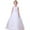 White, variant on Flower Girl Dresses for Wedding Floor Length First Communion Dress Lace Girls Pageant Ball Gown Ivory 2 -3Years