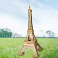 thumbnail image 6 of Wooden 3D Puzzle DIY Modern Laser Cut: Eiffel Tower by Hands Craft, 6 of 6