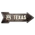 thumbnail image 1 of SignMission P-ARROW10-999579 10 x 30 in. Large Texas 66 2 Flèche Signe, 1 of 1