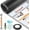 Black, variant on Window Screen Repair Kit, 48" x 118" Screen Door Mesh Replacement Kit, Durable Fiberglass Roll with Tools for Windows Doors Patio and Porch Replacement, Grey