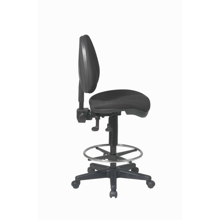 Office Star Products Deluxe Ergonomic Drafting Chair Walmart