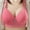 Pink, variant on Tnhcen Push Up Bras for Women Fashion Bowknot Printing Comfortable Hollow Out Bra Underwear No Rims Breathable Underwear for Women Underwired Womens