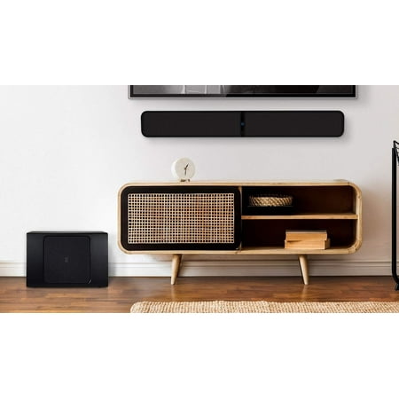 Bluesound - PULSE SUB+ Wireless Powered Subwoofer - Black
