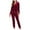 Red, variant on YUGYXL Velour Tracksuit Womens Sweatsuit Set Casual Zip Up Hoodie Sweatshirt Jacket & Drawstring Sweatpants Solid Color Outfit 2025 Clearance Wine,XL