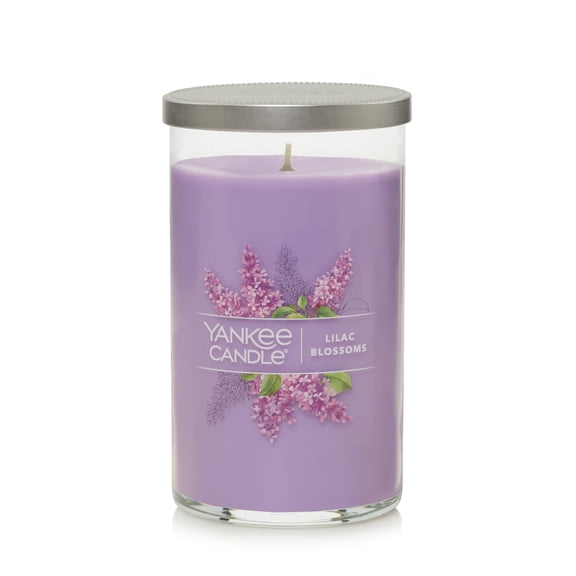 Yankee Candle Signature Medium 2-Wick Candle, Lilac Blossoms, 14.25 oz