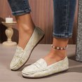 thumbnail image 3 of EKVAHL Women's Penny Slip‑On Loafers, PU Leather Business Work Flats, Lightweight Casual Walking Shoes For Office Duty Business Green, 3 of 5