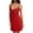 Red, variant on KTMKH Women Lace Chemise Nightgown Sleepwear V Neck Full Lingerie Sleep Dress