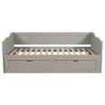thumbnail image 5 of Harper & Bright Designs Extendable Twin-to-King Daybed with Trundle, Grey, 5 of 15