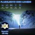 thumbnail image 2 of 3Pack Rechargeable Flashlights, 7Mode Flashlights High Lumens, Super Bright LED Flashlight, Adjustable Tactical Flash Light, High Powered Flash Light, Handheld Flashlight for Home Emergency Camping, 2 of 7