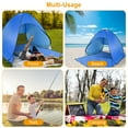 thumbnail image 3 of GYDEK Portable UV Protection Beach Tent, Pop up Sun Shade Shelter Canopy for Outdoor Beach, Blue, 3 of 5