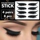 thumbnail image 5 of Eyeliner Eyelash Stickers, Reusable Eyeliner Stickers, Eyeliner Stickers, Self-Adhesive Self-Adhesive Sticker Eye Makeup Sticker, 4 Pairs, 5 of 5