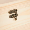 thumbnail image 4 of Caja de almacenamiento de madera con tapa, cajas con bisagras multifunción, caja de embalaje para regalos artesanales, caja para joyas, caja para dulces navideños, contenedor de almacenamiento, 4 of 8