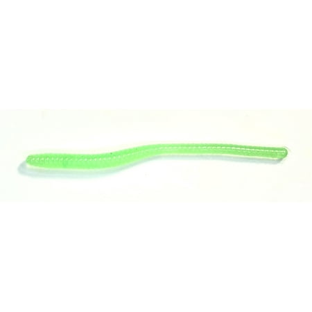 Appalachian Baits Mountin Wormz Nuclear Waste 2 1/4 Soft Sinking Fishing Bait Worms Scented 15 count