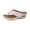 White, variant on Orthopedic Sandals for Women Comfortable Flower Platform Wedge Sandals Summer Beach Walking Slip on Thong Slippers, 43