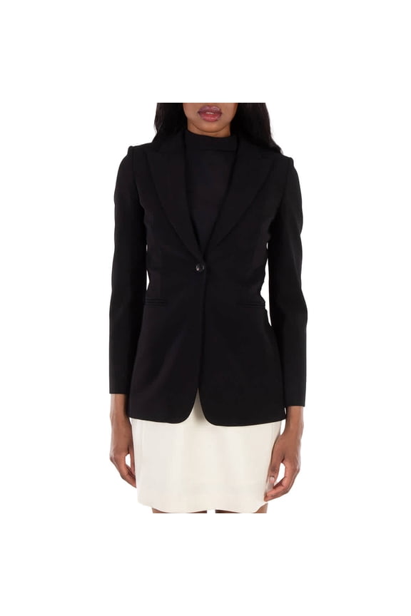 Circeo Single-Breasted Jacket, Brand Size 40 (US Size 6)