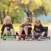 EzyRoller: Classic - Pink - Ride-On Scooter, Cambering Motion, Pedal Free Cart, Hand Brakes, Extendable Frame, 154lb Capacity, Kids Ages 4+