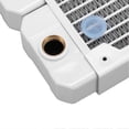 thumbnail image 3 of 14 Pipe Water Cooling Radiator G1/4" Thread Brass Red Copper Heat Exchanger for 4.7" Fan Computer, 3 of 4