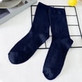 thumbnail image 2 of Women's Spring/Summer Funny Slouch Socks - Solid Color Silk Stockings Scrunch Slouchy Mid-Calf Socks for Women & Girls Gifts, 2 of 3